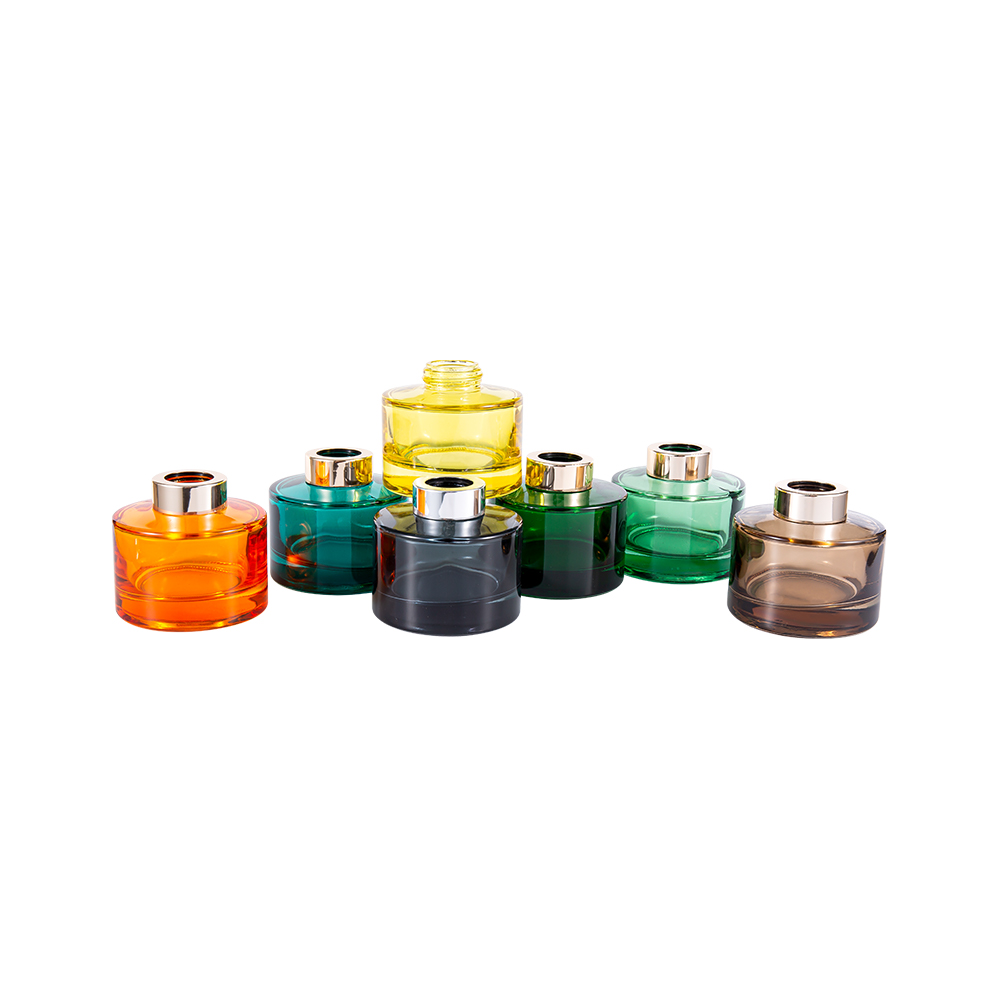 100ML Color Coated Diffuser Bottle With 28mm Large UV Aluminum Cap