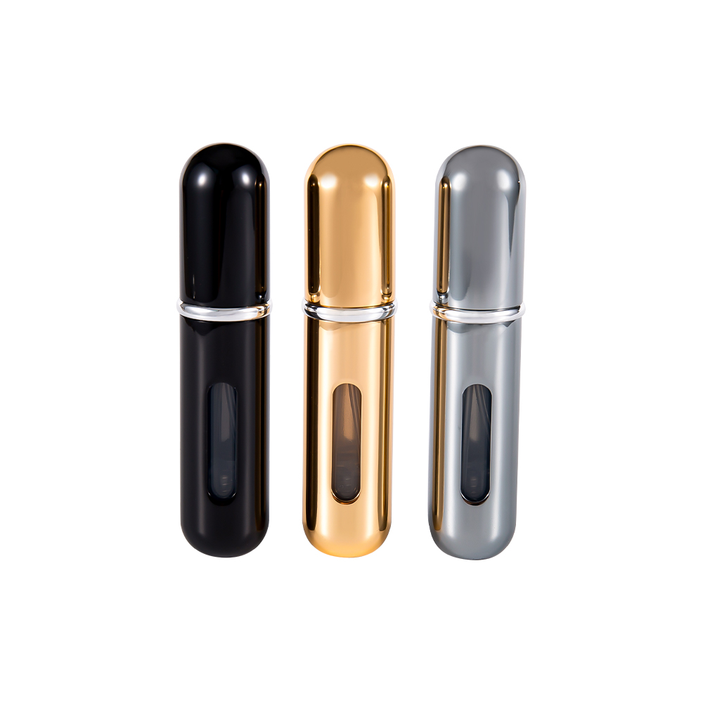 5ML Round Bottom Refill Perfume Bottle Aluminum Customizable Color and Logo