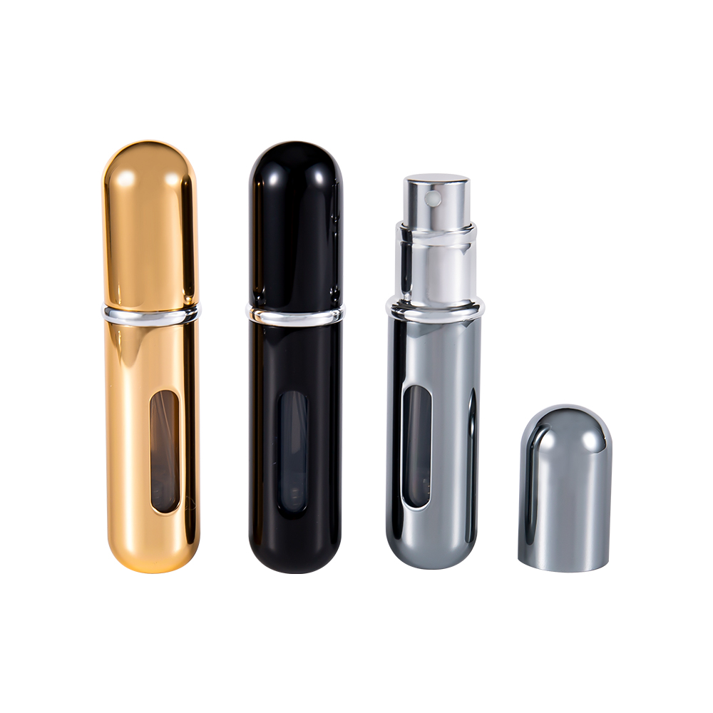5ML Round Bottom Refill Perfume Bottle Aluminum Customizable Color and Logo