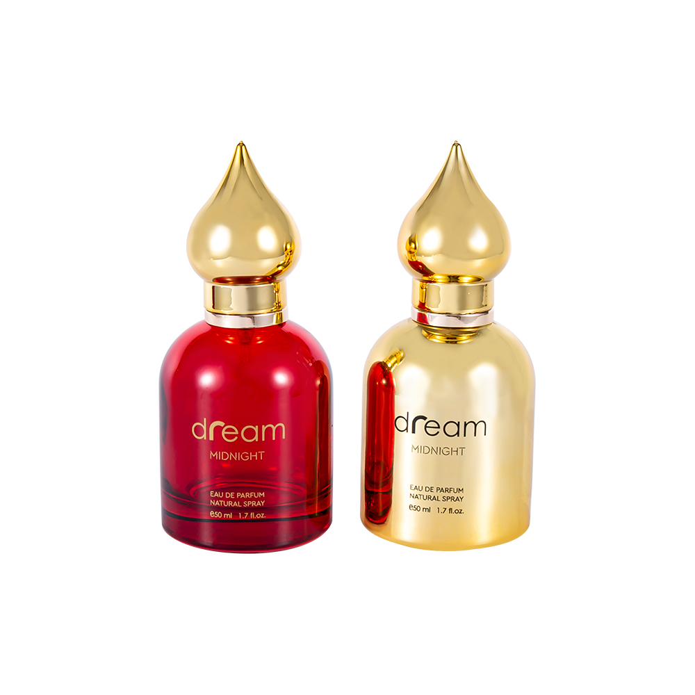 GC4085-WJ832 50ML Arabic Pattern Perfume Bottle Set With UV Gold Arabic Pattern Perfume Cap