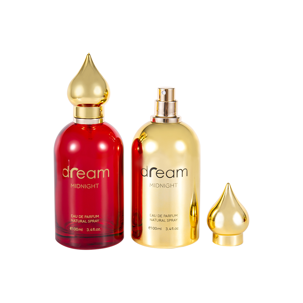 GC4128-WJ832 100ML Arabic Pattern Perfume Bottle Set With UV Gold Arabic Pattern Perfume Cap
