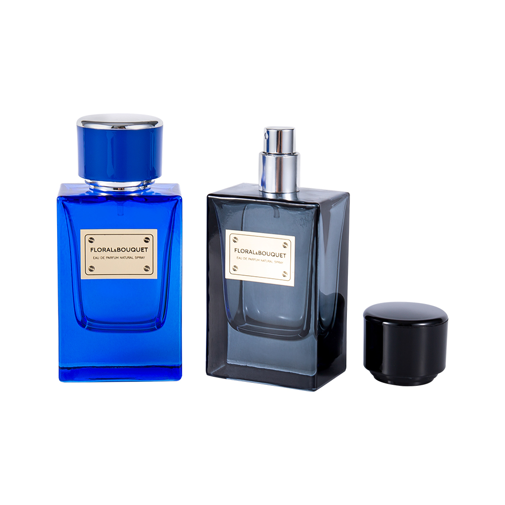 GC4686-WJ2098 50ML High Quality Perfume Bottle Set with Lid, High Output Spray