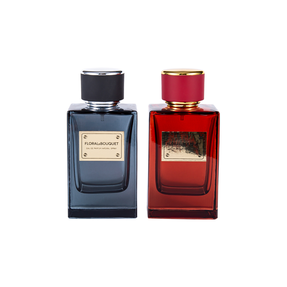 GC4857-WJ2098 100ML High Quality Perfume Bottle Set with Lid, High Output Spray