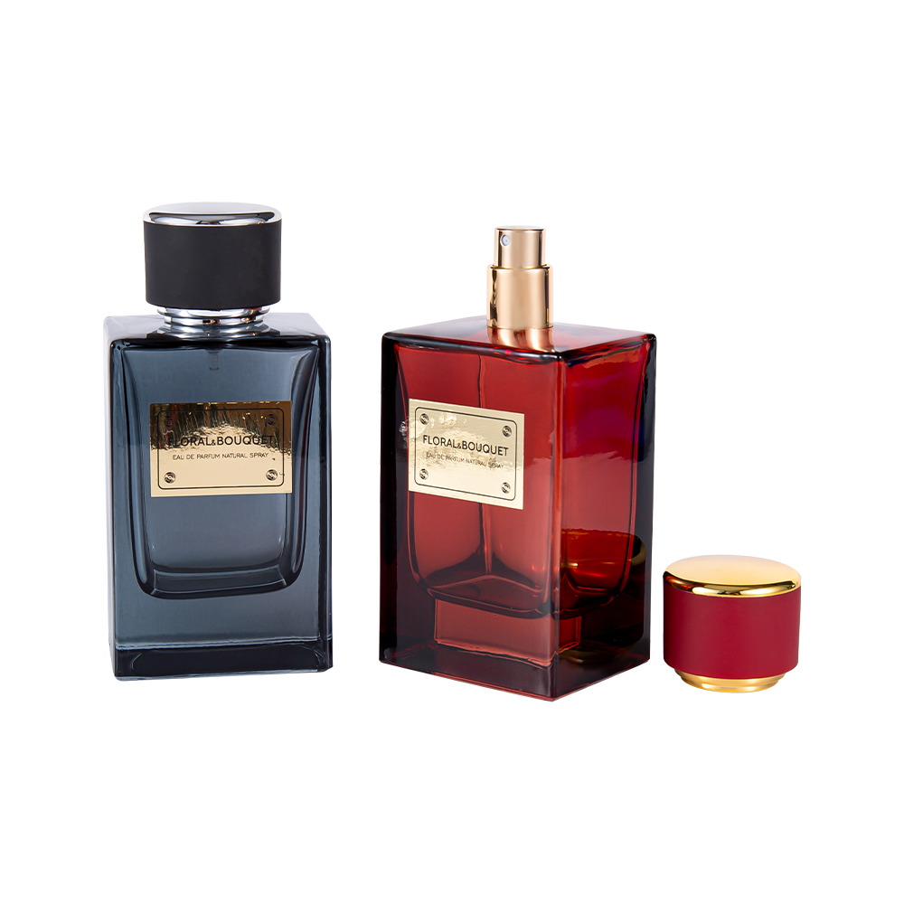 GC4857-WJ2098 100ML High Quality Perfume Bottle Set with Lid, High Output Spray