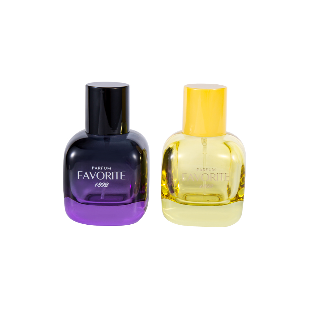 GC4869-WJ2531 50ML Decorative Glass Perfume Bottle with PP Cap, Multi-Capacity Series