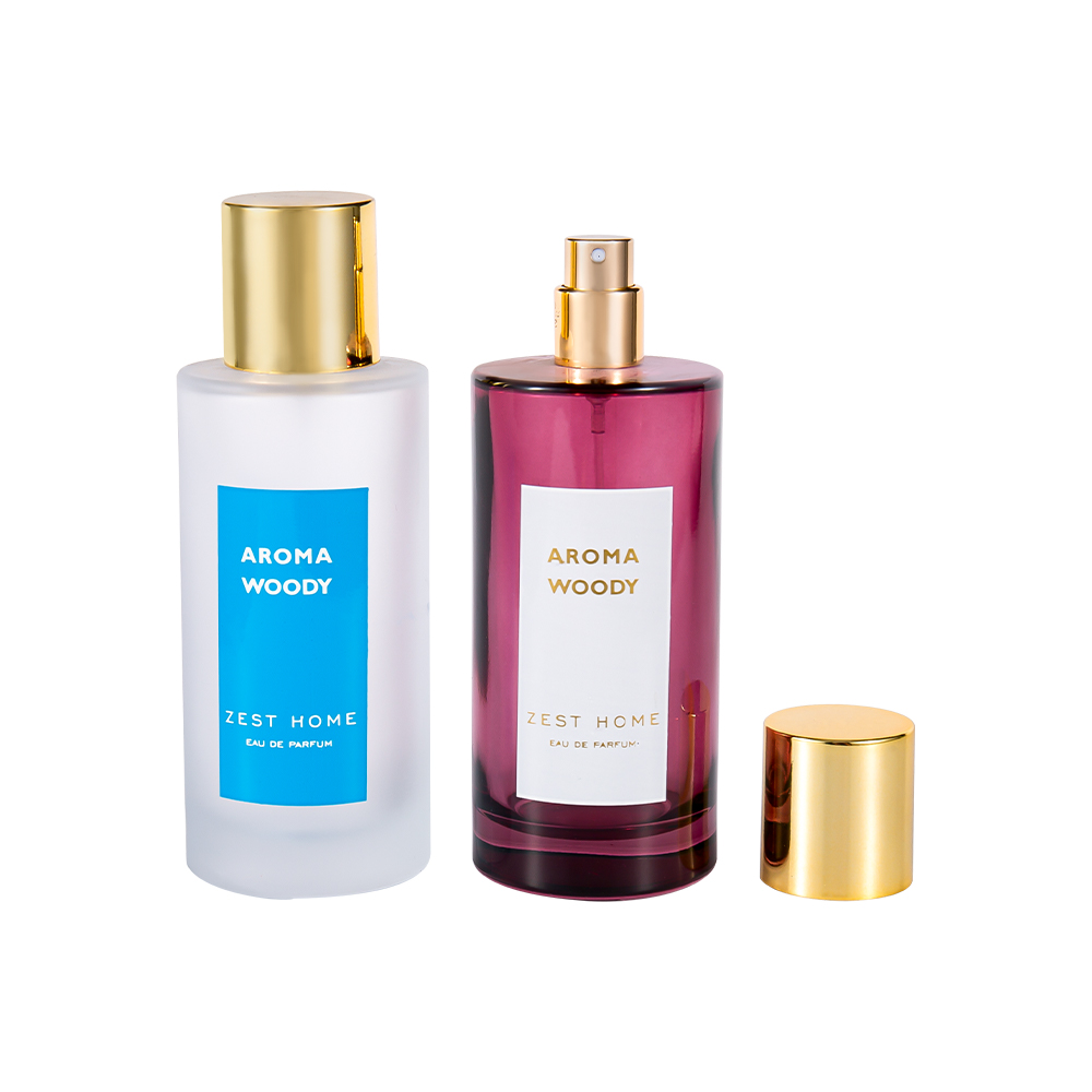 GC3989-WJ2388 100ML Wholesale Classic Frosted Perfume Bottle Luxury Gold Top