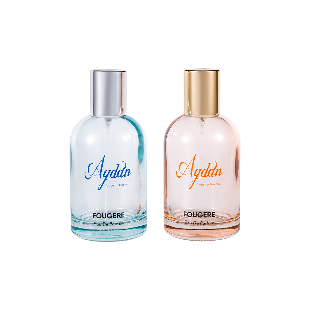 GC258-WJ2251 100ML Elegant Glass Perfume Bottle Wholesale with Cylindrical Perfume Cap
