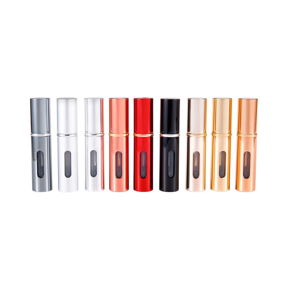 5ML Flat Bottom Refill Perfume Bottle Aluminum Customizable Color Logo